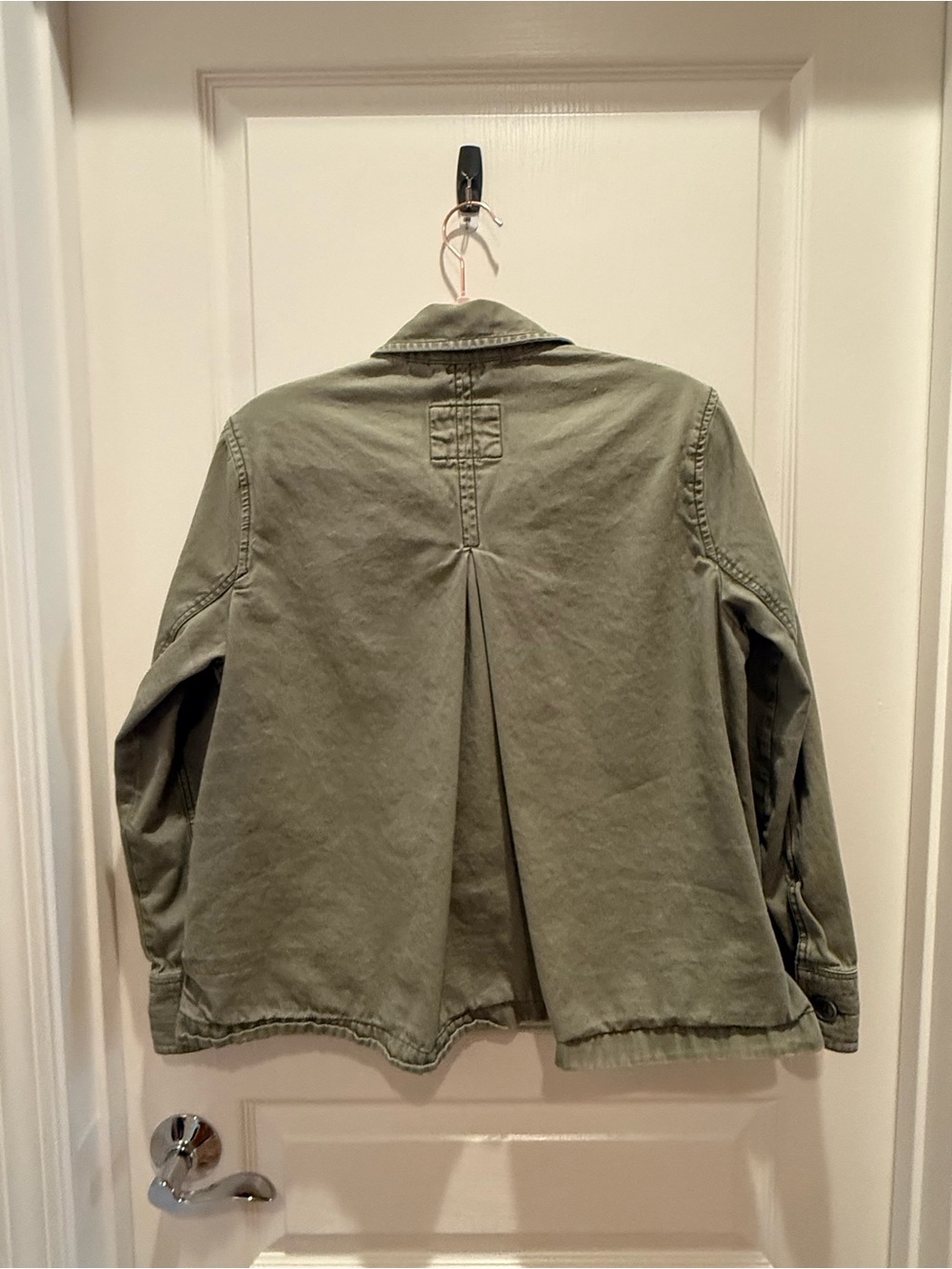 Abercrombie & Fitch Olive Utility Military Field Jacket - Picture 5 of 9